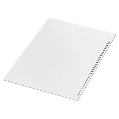 Sheet of blank legend, Linergy TR, page A4 with 488 characters, size 15x4mm, for NSYTRABCV cables collars, set of 10
