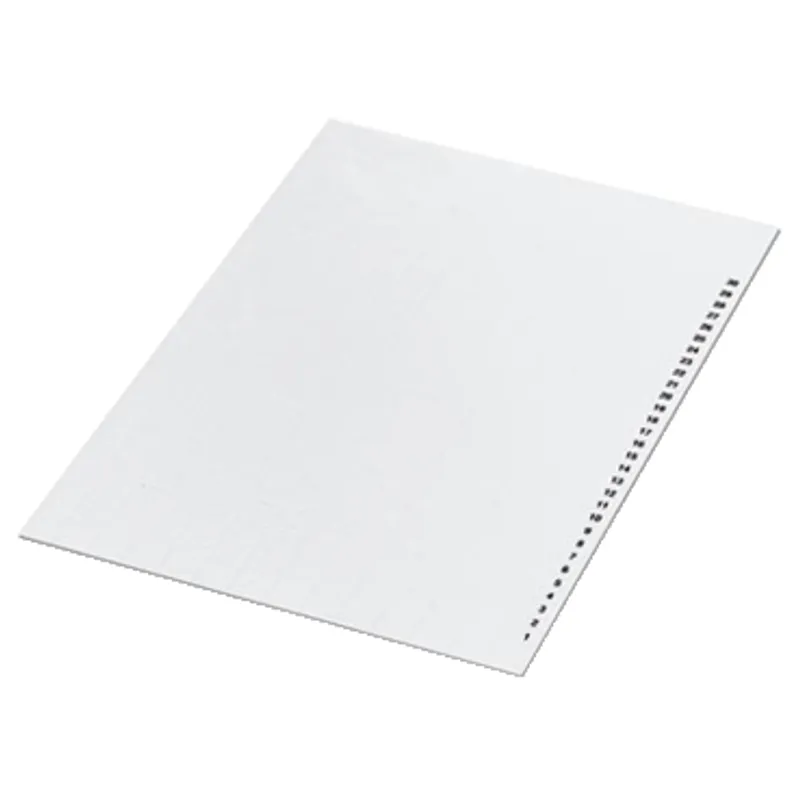 Sheet of blank legend, Linergy TR, page A4 with 488 characters, size 15x4mm, for NSYTRABCV cables collars, set of 10