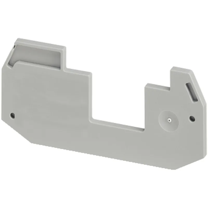 Partial Cover plate, Linergy TR, 2 level, 4 points, for screw terminals NSYTRV24D, NSYTR, grey, Set of 50