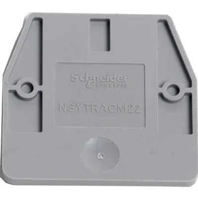 Cover plate, Linergy TR, 1mm width, for mini screw terminals NSYTRV-2M, , grey, Set of 50