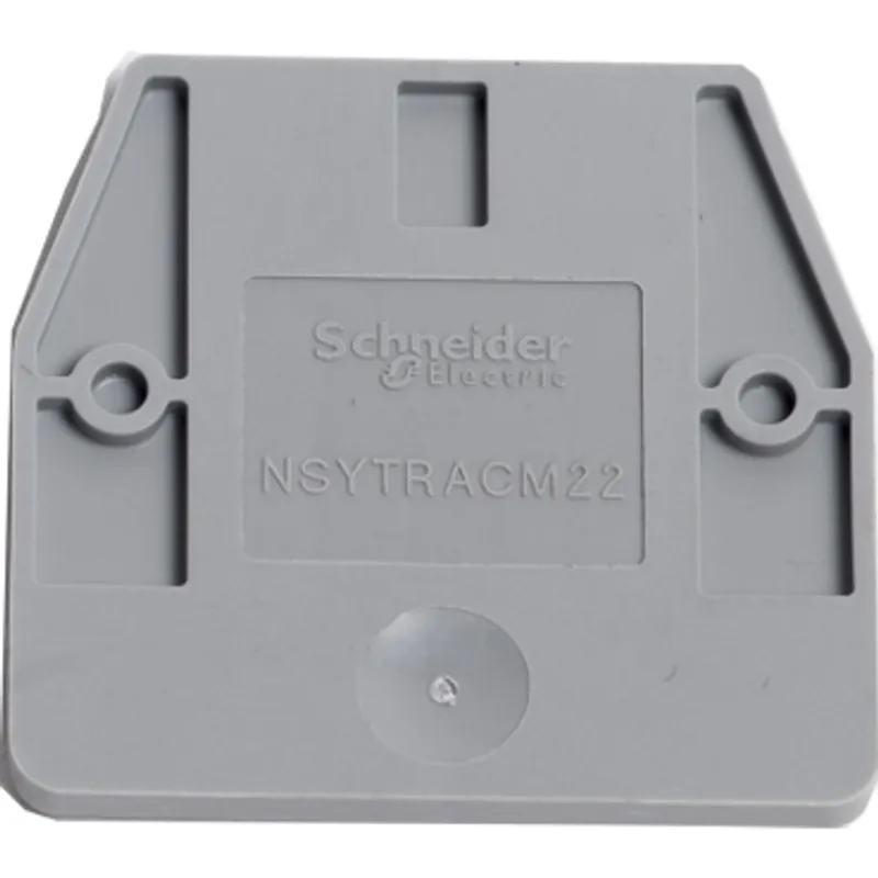Cover plate, Linergy TR, 1mm width, for mini screw terminals NSYTRV-2M, , grey, Set of 50
