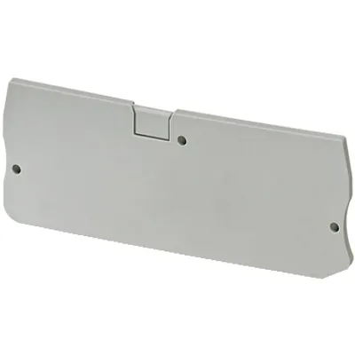 Cover plate, Linergy TR, 2.2mm width, 4 points, for push-in terminals NSYTRP44, grey, Set of 50