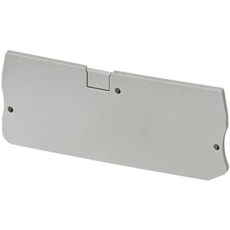 Cover plate, Linergy TR, 2.2mm width, 4 points, for push-in terminals NSYTRP44, grey, Set of 50