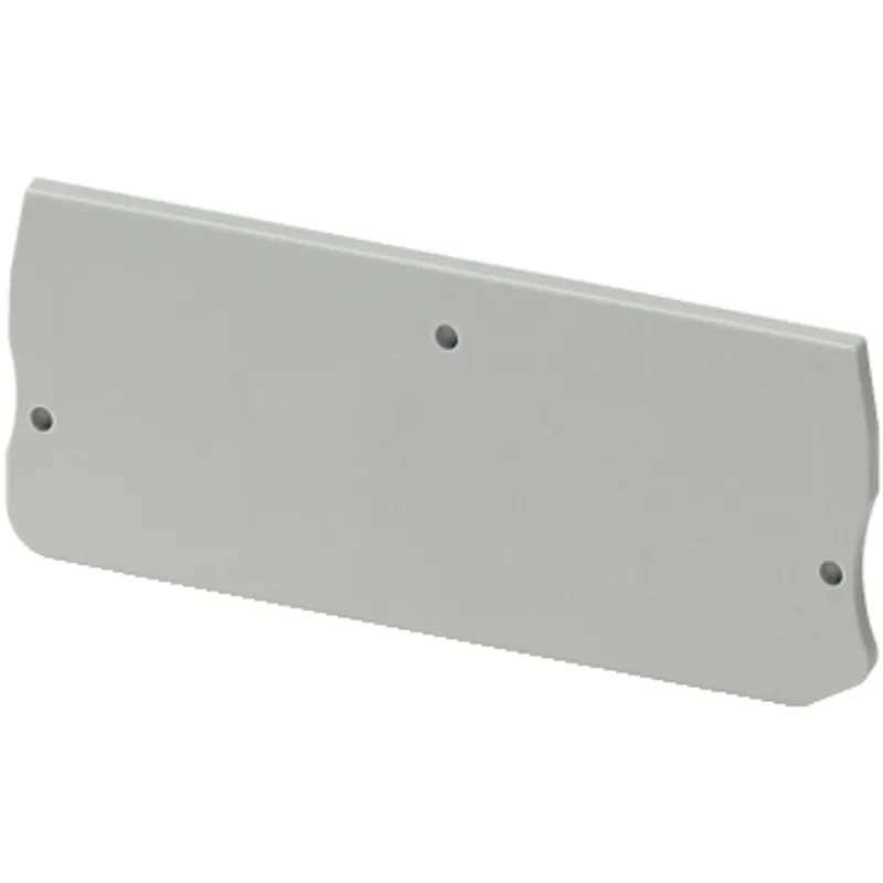 Cover plate, Linergy TR, 2.2mm width, 2 points, for push-in disconnect terminal NSYTRP2, grey, Set of 50