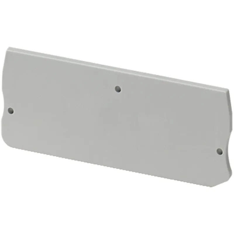 Cover plate, Linergy TR, 2.2mm width, 3 points, for push-in disconnect terminal NSYTRP2, grey, Set of 50