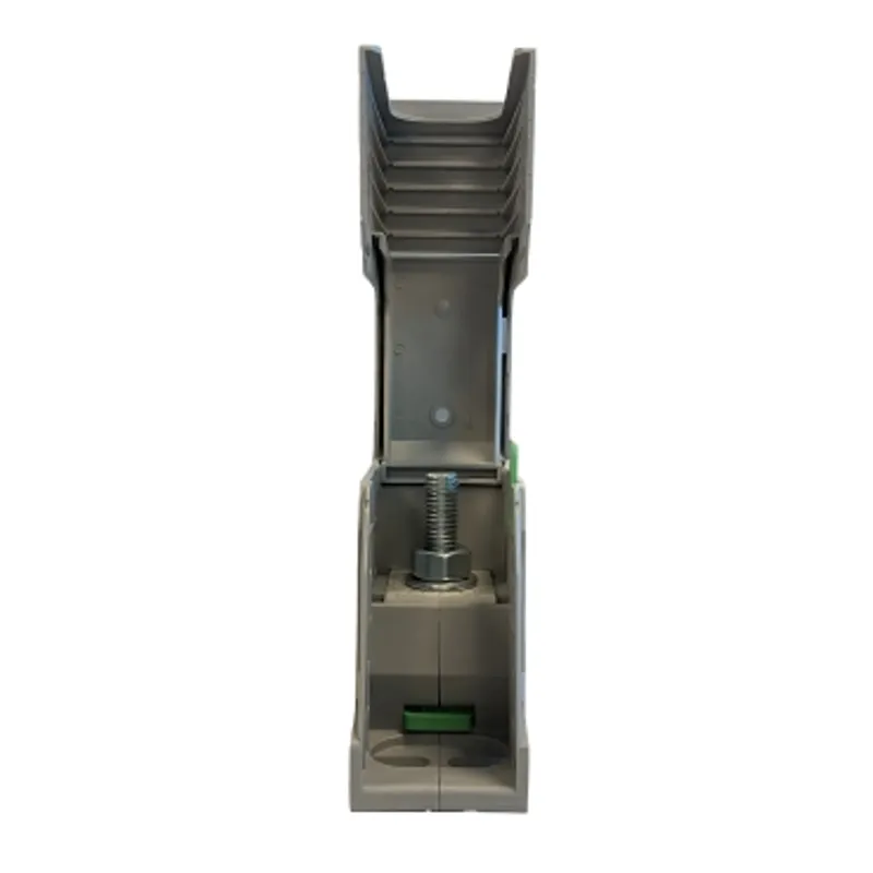 Screw terminal, Linergy TR terminals blocks, feed through, 2 points, lug-connector, 150mm², grey — photo 1 of 3