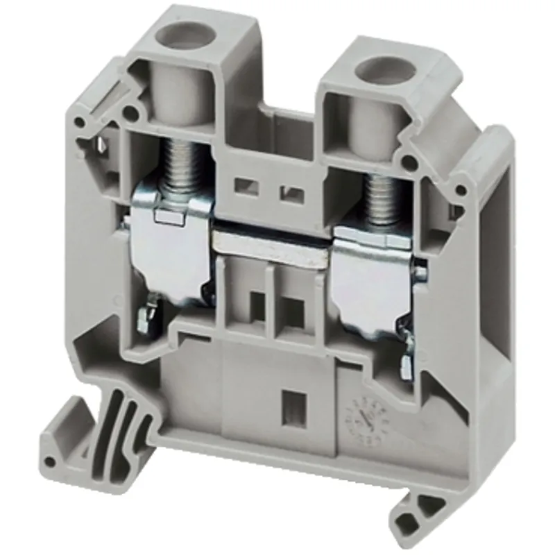 Terminal block, Linergy TR, grey, 16mm², passthrough, 2 points, set of 10
