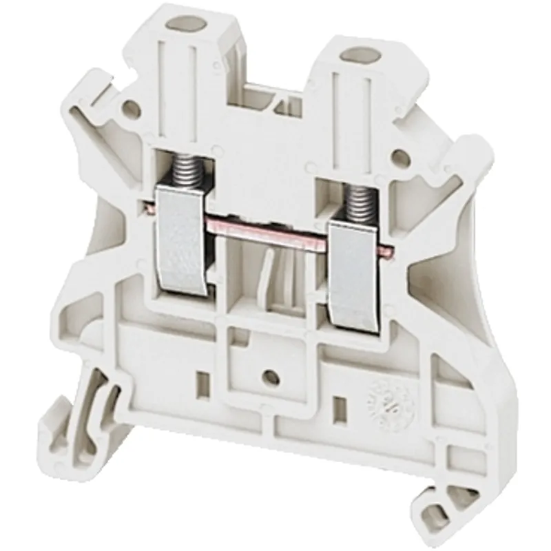 Terminal block, Linergy TR, screw type, feed through, 2 points, 2.5mm², white, set of 50