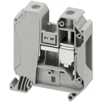 Terminal block, Linergy TR, grey, 35mm², passthrough, 2 points, set of 10