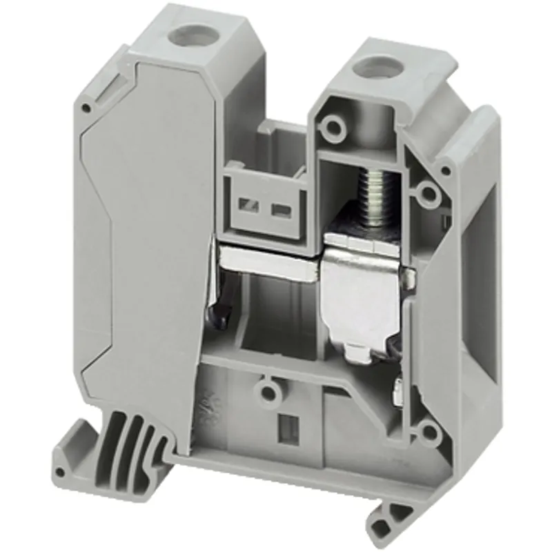 Terminal block, Linergy TR, grey, 35mm², passthrough, 2 points, set of 10