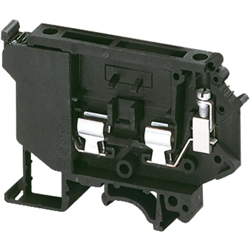 Terminal block, Linergy TR, fused disconnect type, for 5x20,5x25,5x30mm cartridge fuse, 2 points, 4mm², black
