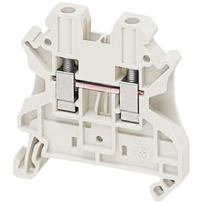 Terminal block, Linergy TR, screw type, feed through, 2 points, 4mm², white, set of 50