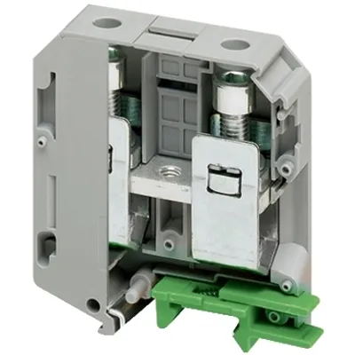 Terminal block, Linergy TR, grey, 70mm², passthrough, 2 points, set of 10
