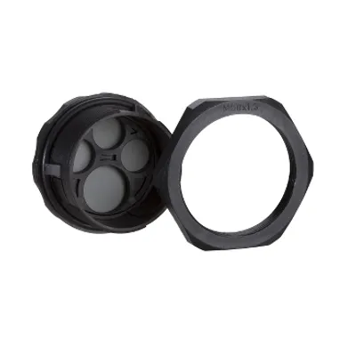 Cable passages IP65, round, M63, w/o connectors, 8 entries.