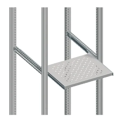 Telescopic rails, PanelSeT SFN, PanelSeT SF, PanelSeT SM, for electrical enclosure W600/800 D500mm, steel