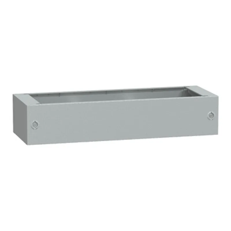 Polyester glassreinf. plinth for encl. PLA(T)104 front opening IP44-IK10 RAL7035