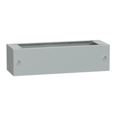 Polyester glassreinf. plinth for encl. PLA(T)73 front opening IP44-IK10 RAL7035