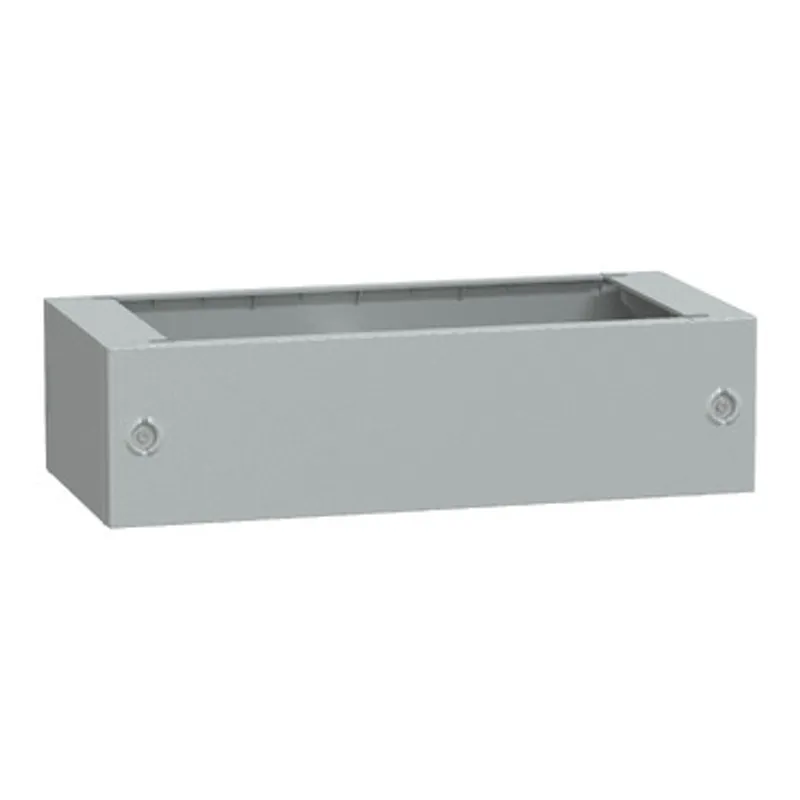 Polyester glassreinf. plinth for encl. PLA(T)74 front opening IP44-IK10 RAL7035