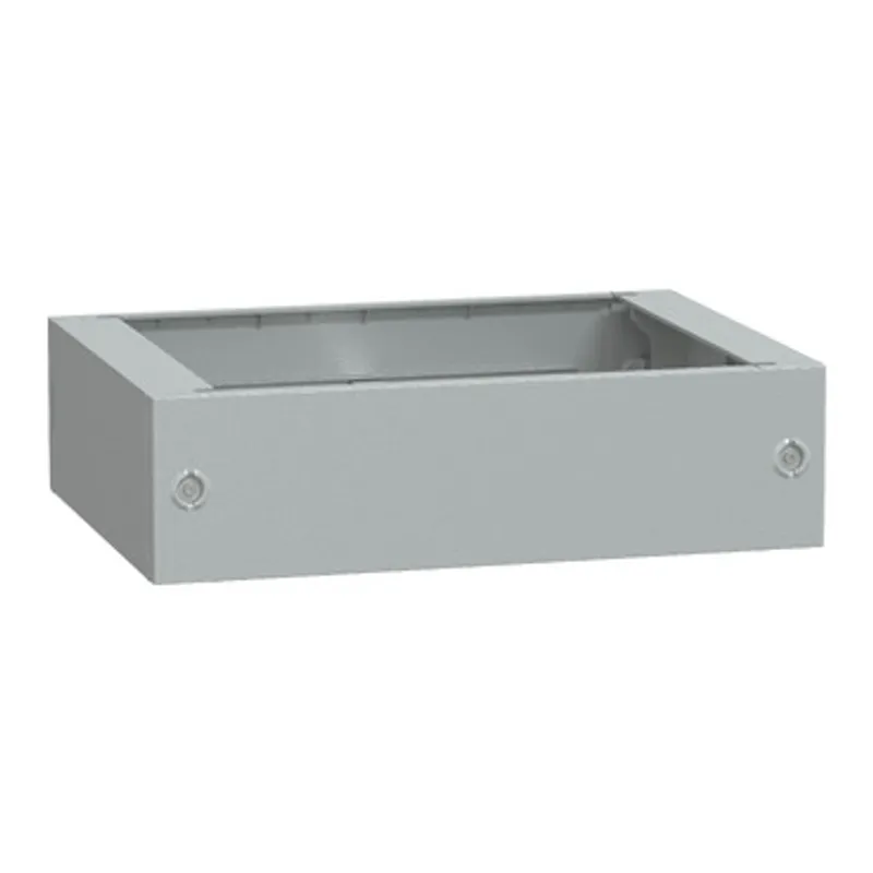 Polyester glassreinf. plinth for encl. PLA(T)76 front opening IP44-IK10 RAL7035