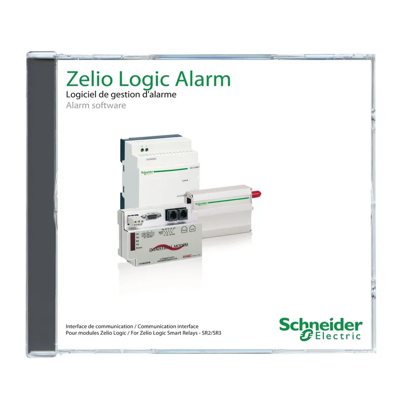 Schneider Electric SR2SFT02 – Alarm software to send alarm to a PC, SMS to a GSM, email via SMS
