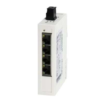 network switch, Modicon Networking, lite managed, 4 ports for copper