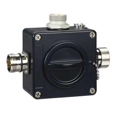 Fipio bus T-junction box - 1 male M23+1 female M23+1 male 7/8'' connector - IP67