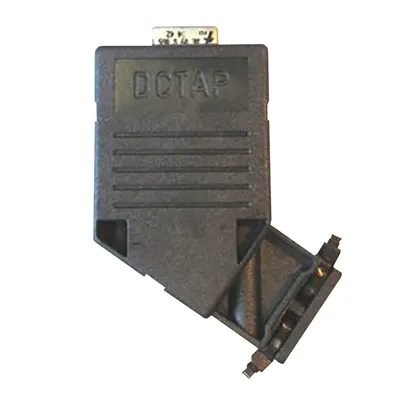 9-way female SUB-D connector - black