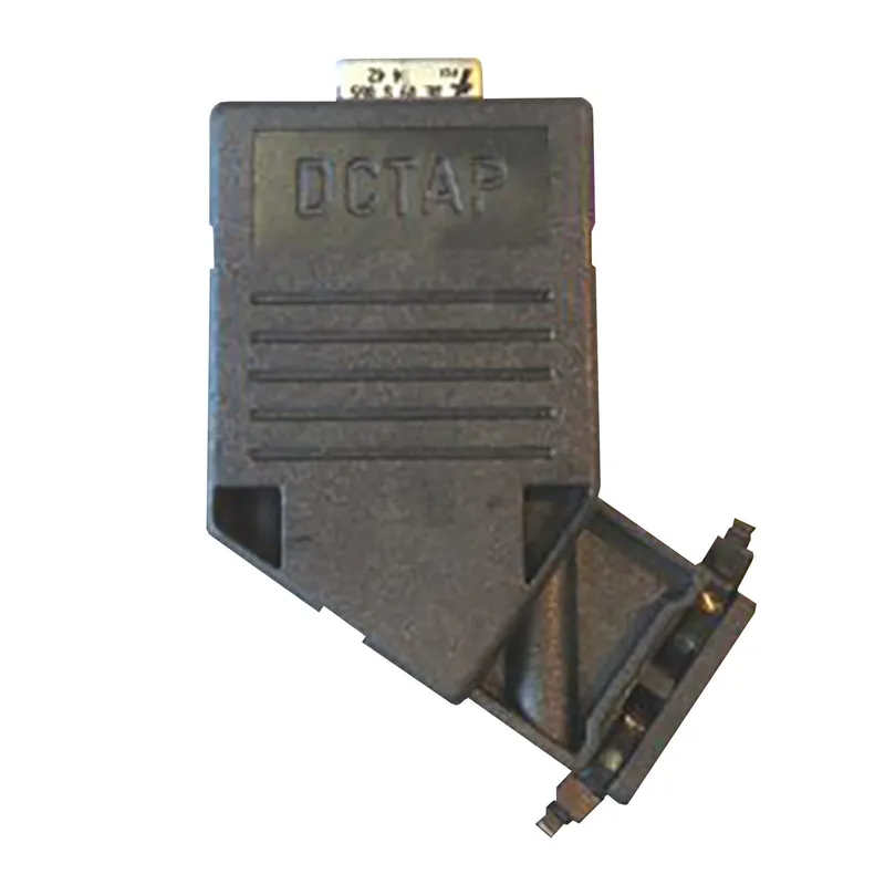 9-way female SUB-D connector - black