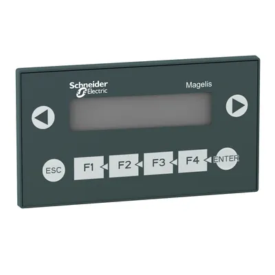small panel with keypad - with alphanumeric screen - green - 5 V