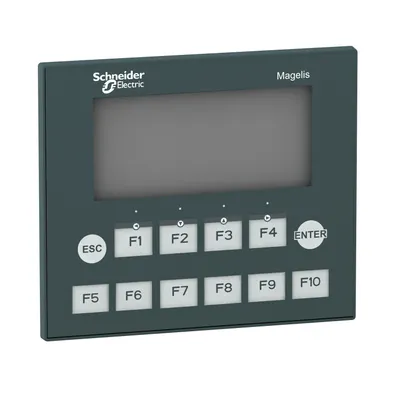 small panel touchscreen+keypad - matrix screen - green - 198 x 80 pixels - 5VDC