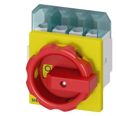 Siemens 3LD2103-1TL53 – SENTRON, Switch disconnector 3LD, emergency switching-off switch, 4- pole, Iu: 25 A