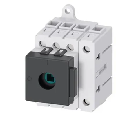 Siemens 3LD3010-0TL05 – Load disconnector 3LD3, Iu 16 A Main switch 3-pole + N Rated operating capacity at AC-23 A at 400V 7.5kW… Siemens 3LD3010-0TL05 – Load disconnector 3LD3, Iu 16 A Main switch 3-pole + N Rated operating capacity at AC-23 A at 400V 7.5kW…