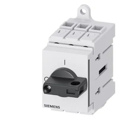 Siemens 3LD3030-0TK11 – Load disconnector 3LD3, Iu 16 A Main switch 3-pole Rated operating capacity at AC-23 A at 400V 7.5kW… Siemens 3LD3030-0TK11 – Load disconnector 3LD3, Iu 16 A Main switch 3-pole Rated operating capacity at AC-23 A at 400V 7.5kW…