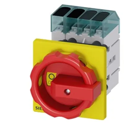 Siemens 3LD3054-0TL53 – Load disconnector 3LD3, Iu 16 A Main switch 3-pole + N Rated operating capacity at AC-23 A at 400V 7.5kW…