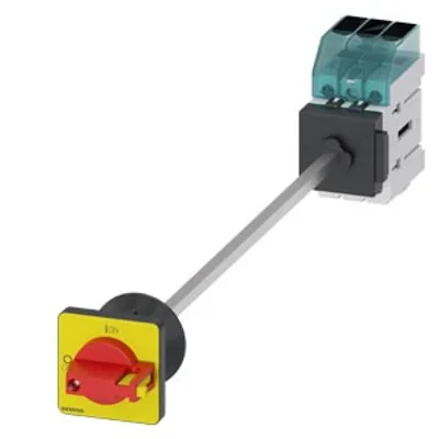 Siemens 3LD3440-0TK13 – Load disconnector 3LD3, Iu 63 A Main switch 3-pole Rated operating capacity at AC-23 A at 400V 22.0 kW floor…