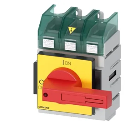 Siemens 3LD5400-0TK13 – SENTRON 3LD5 switch disconnector UL, EMERGENCY-OFF switch, 3-pole, approved according to UL 489