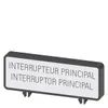 Siemens 3LD9346-2A – Additional label, French/Spanish "Interrupteur General / Interruptor Principal " — photo 1 of 4
