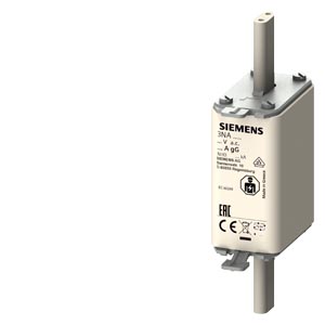 Siemens 3NA3036 – LV HRC fuse element, NH0, In: 160 A, gG, Un AC: 500 V, Un DC: 440 V, Front indicator, live grip lugs — photo 1 of 6