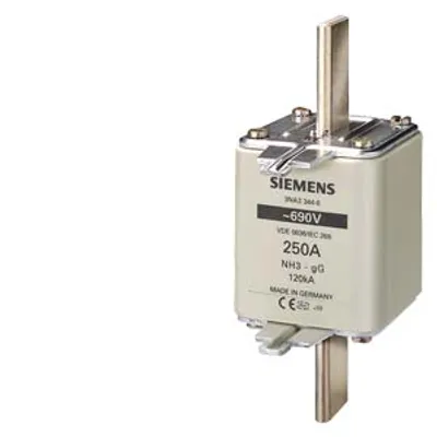 Siemens 3NA3362-6 – LV HRC fuse element, NH3, In: 425 A, gG, Un AC: 690 V