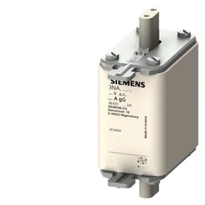 Siemens 3NA3824-7 – LV HRC fuse element, NH00, In: 80 A, gG, Un AC: 500 V