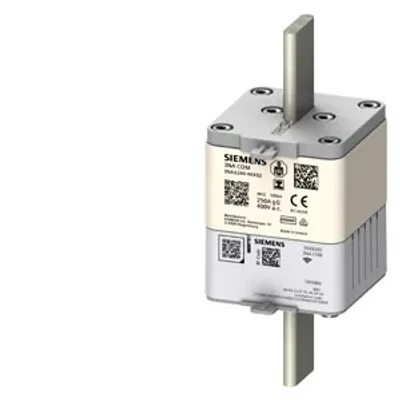 Siemens 3NA6244-4KK01 – 3NA COM LV HRC fuse link with measuring function frame size 2 In 250 A Un 400 V operational class gG with… Siemens 3NA6244-4KK01 – 3NA COM LV HRC fuse link with measuring function frame size 2 In 250 A Un 400 V operational class gG with…