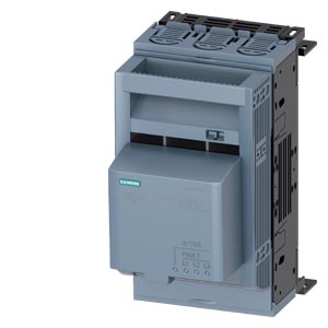Siemens 3NP1133-1BC22 – SENTRON, Fuse switch disconnector 3NP1, 3-pole, NH00, 160 A, for Busbar system 8US 60 mm, Box terminal — photo 1 of 6