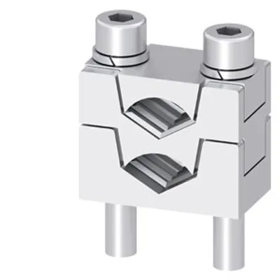 Siemens 3NP1953-1BB20 – Prism terminal double 2x 70 - 120 mm2, for size NH2 with screw terminal Siemens 3NP1953-1BB20 – Prism terminal double 2x 70 - 120 mm2, for size NH2 with screw terminal