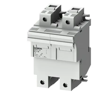 Siemens 3NW7221 – SENTRON, cylindrical fuse holder, 22x58 mm, 2-pole