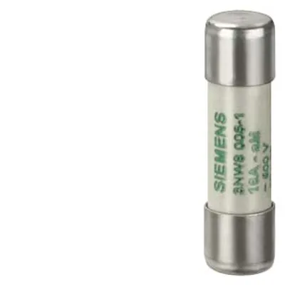 Siemens 3NW8000-1 – SENTRON, cylindrical fuse link, 10 x 38 mm, 0.5 A, aM