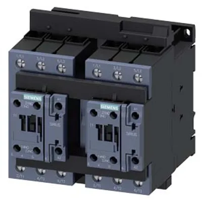 Siemens 3RA2337-8XB30-1KB4 – Reversing contactor assembly, AC-3e/AC-3, 65 A, 30 kW / 400 V, 3-pole, 24 V DC, 0.7-1.25*Us Siemens 3RA2337-8XB30-1KB4 – Reversing contactor assembly, AC-3e/AC-3, 65 A, 30 kW / 400 V, 3-pole, 24 V DC, 0.7-1.25*Us