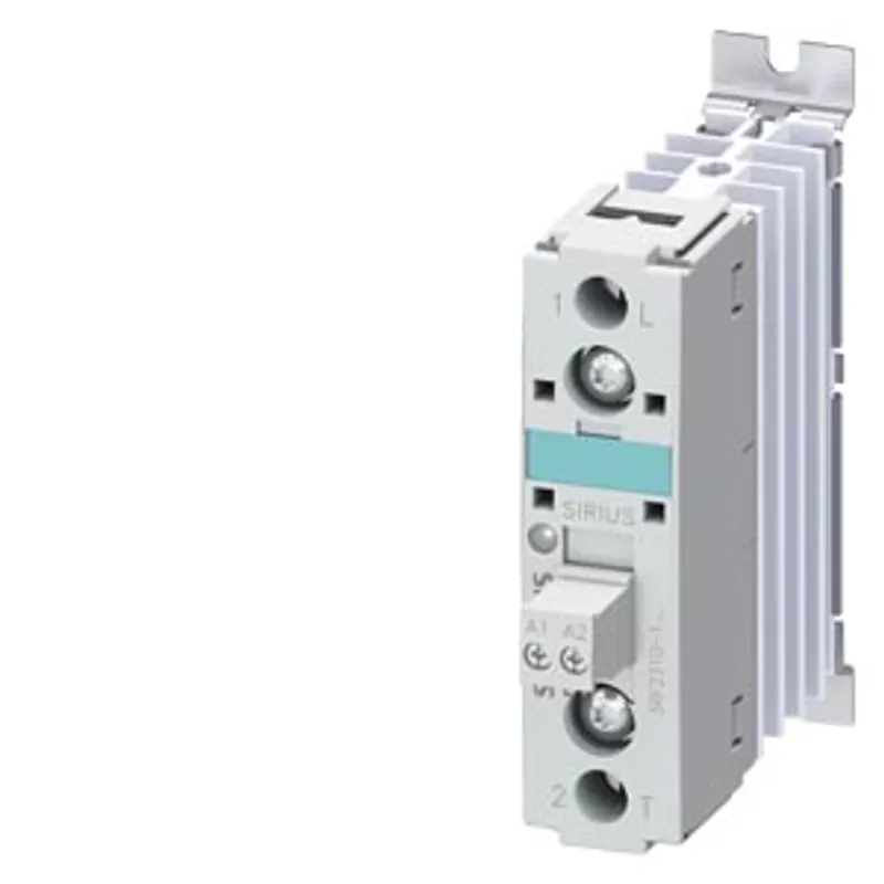 Siemens 3RF2310-1AA22 – Solid-state contactor 1-phase 3RF2 AC 51 / 10.5 A / 40 °C 24-230 V / 110-230 V AC screw terminal — photo 1 of 6