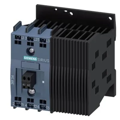 Siemens 3RF3410-2BB26 – Solid-state contactor 3-phase 3RF3 AC 53 / 9.2 A / 40 °C 48-600 V / 110-230 V AC 2-phase controlled… Siemens 3RF3410-2BB26 – Solid-state contactor 3-phase 3RF3 AC 53 / 9.2 A / 40 °C 48-600 V / 110-230 V AC 2-phase controlled…