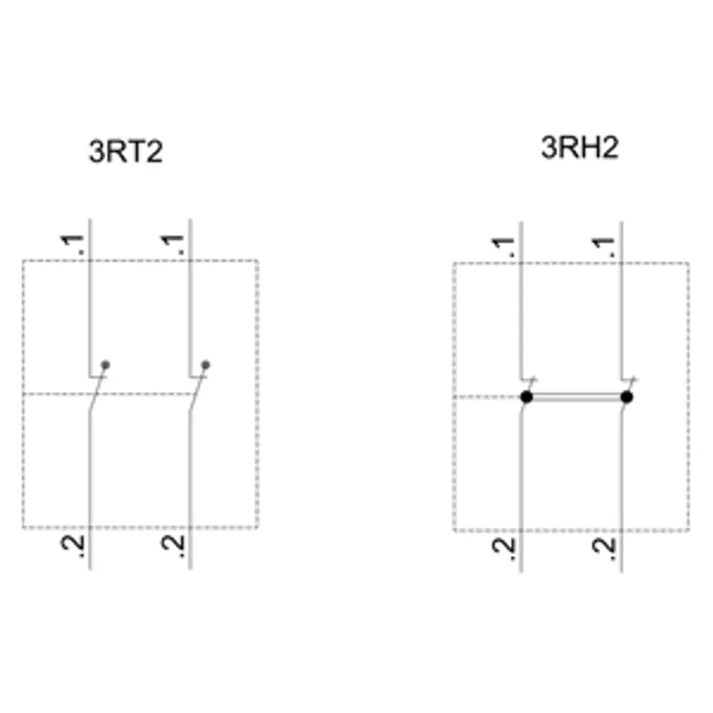 Siemens 3RH2911-1HA02-Z W98 – Auxiliary switch, on the front, 2 NC, .1/.2, .1/.2, --/-- — photo 6 of 6