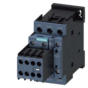 Siemens 3RT2024-1AB04 – Power contactor, AC-3e/AC-3, 12 A, 5.5 kW / 400 V, 3-pole